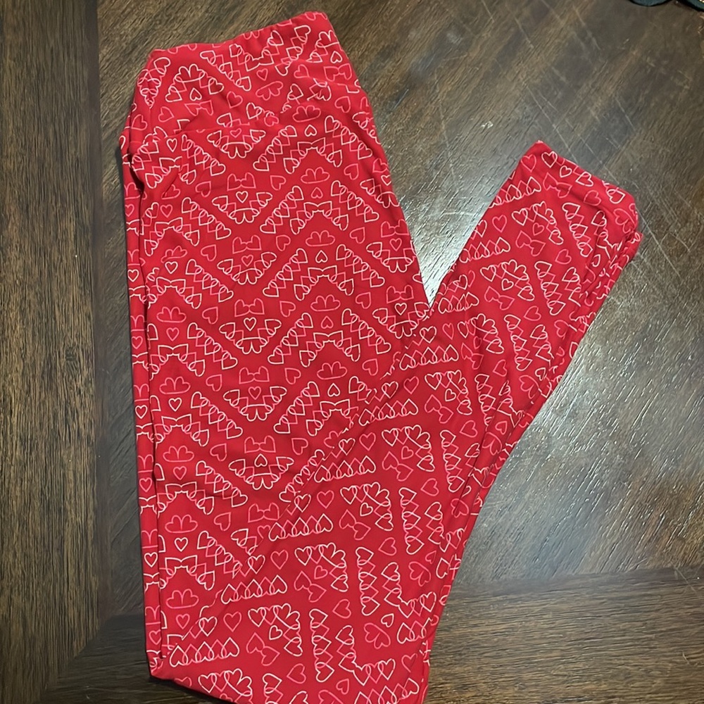 New Lularoe Valentine Leggings OS